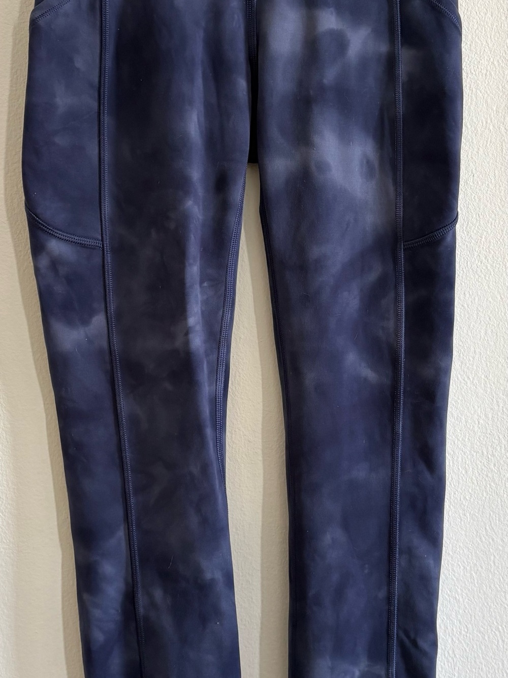 lululemon athletica Navy Tie-Dye Jeggings